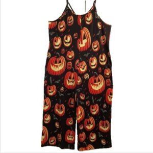 3XL Pumpkin Halloween Jumpsuit Romper